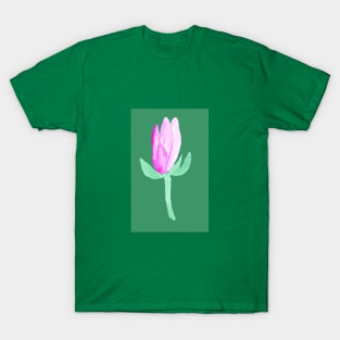 flower, floral, spring, bud, horticulture, plant, watercolor, hand drawn, art, painting T-Shirt